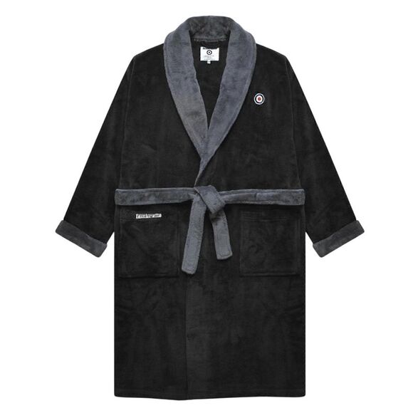 Lambretta Other - Lambretta Mens Luxury AW25 Bathrobe / Black/Iron